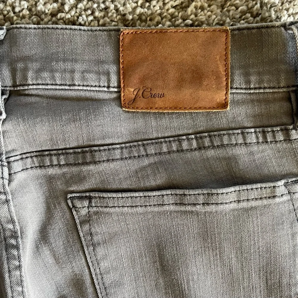 J.Crew Toothpick Skinny Gray Wash Stretch Jeans Size 29